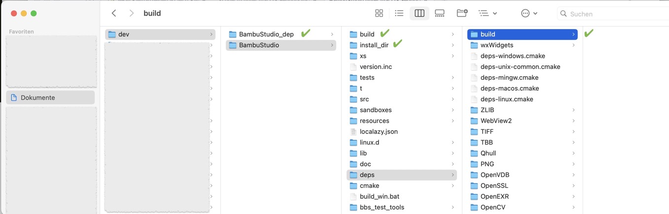 Dateistruktur für Bambu Studio